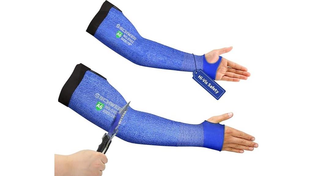 heavy duty cut resistant sleeves