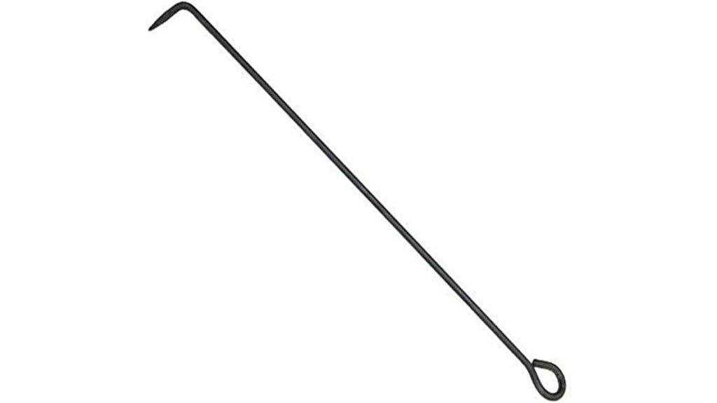 heavy duty forged steel fire poker