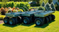 heavy duty garden carts with large tires