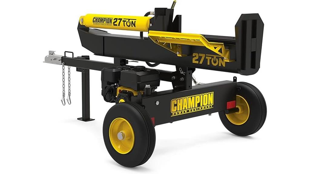 heavy duty gas log splitter