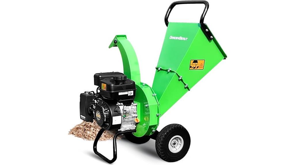 heavy duty gas powered chipper