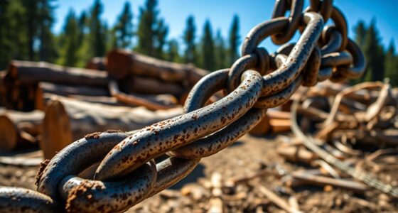 heavy duty log drag chains