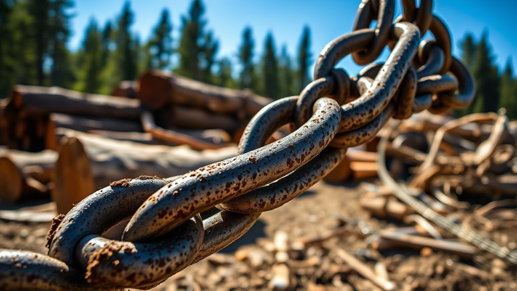 heavy duty log drag chains