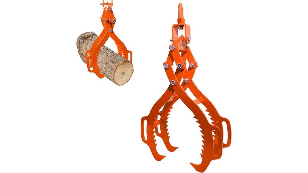 heavy duty log grapple
