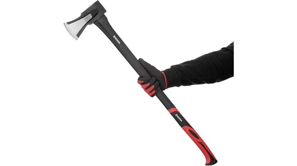 heavy duty log splitting axe