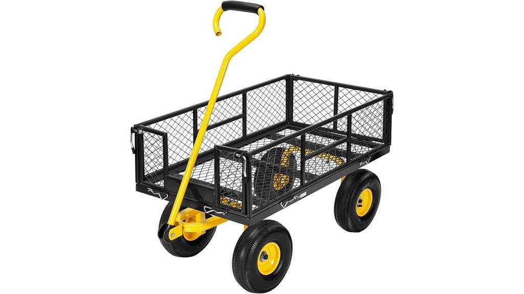 heavy duty mesh garden cart