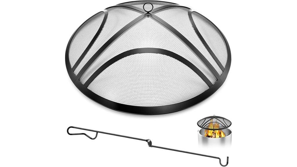 heavy duty steel fire screen