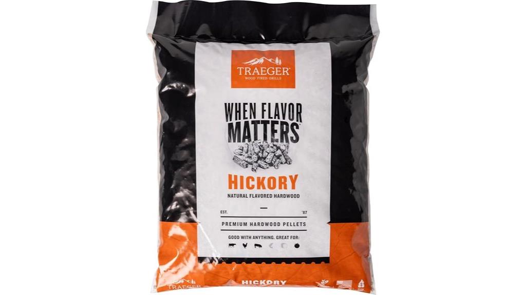 hickory wood pellet flavor