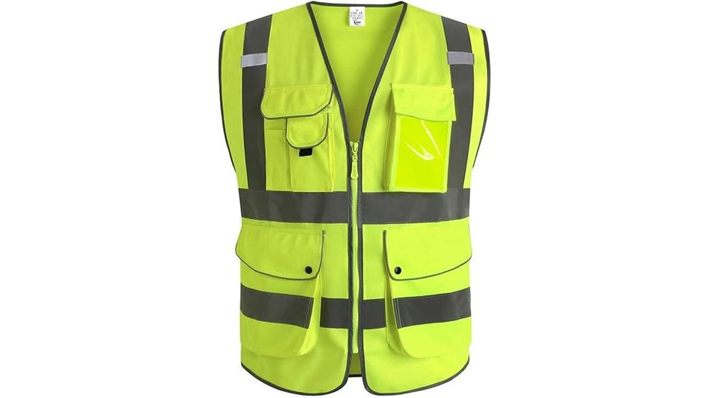 high visibility reflective vest