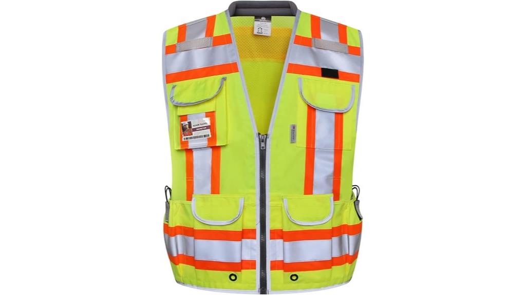 high visibility safety vest