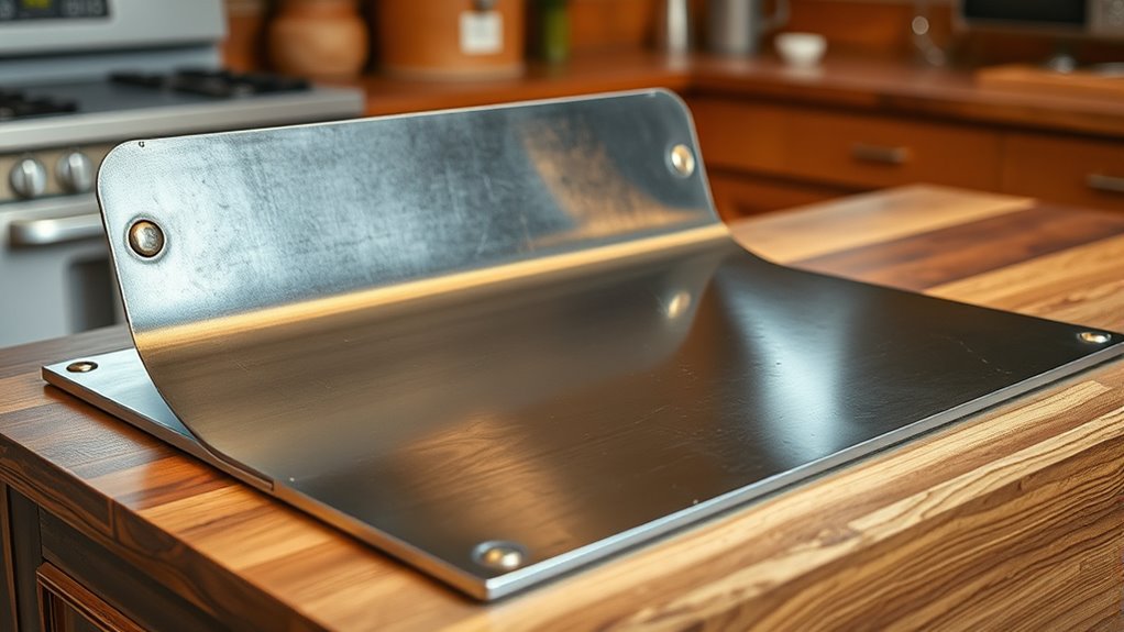 homemade stove heat shield