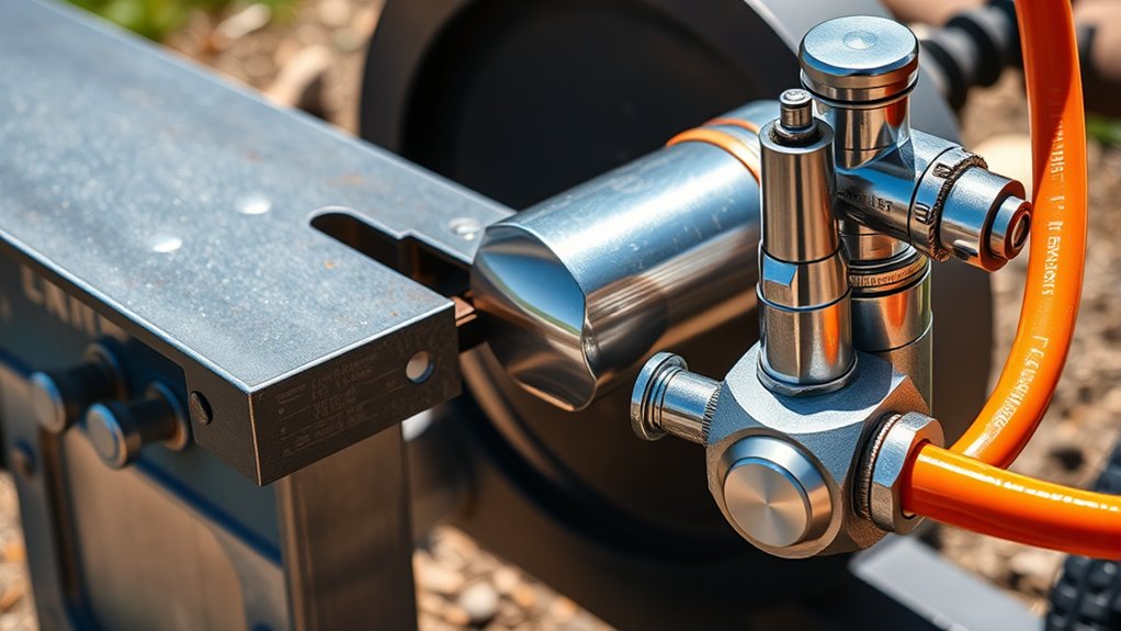 hydraulic components enable log splitting