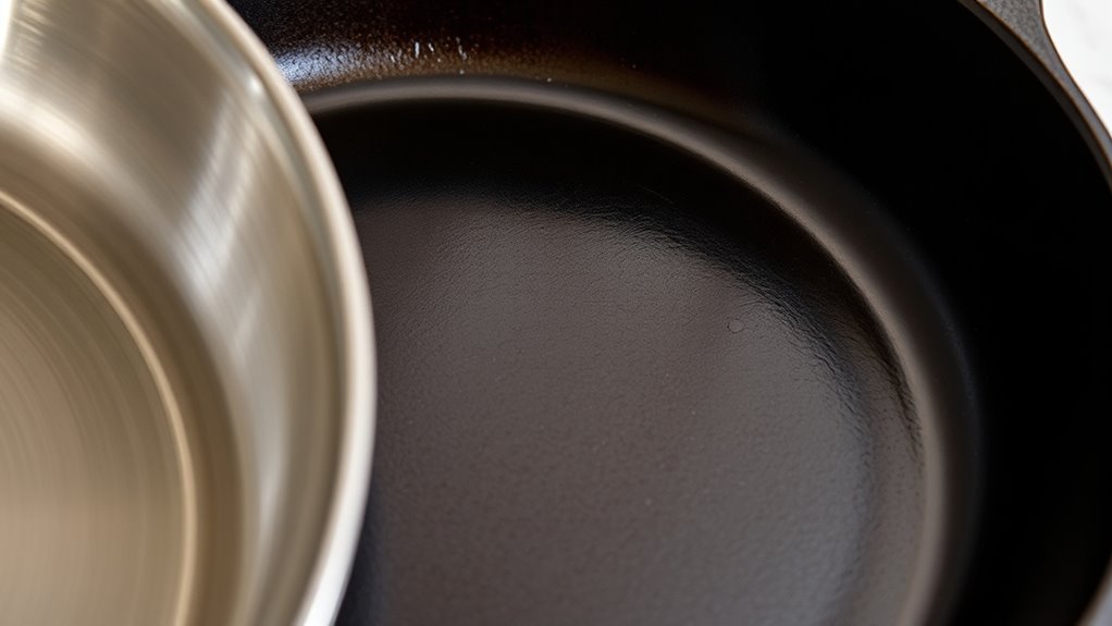 identify cookware seasoning colors