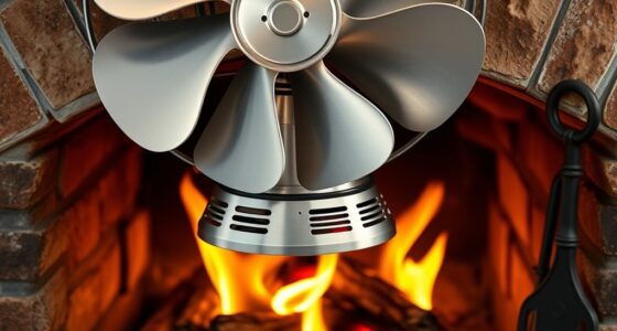 install heat powered stove fan