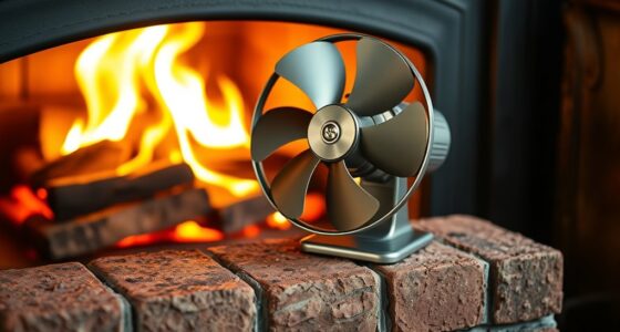 install heat stove fan