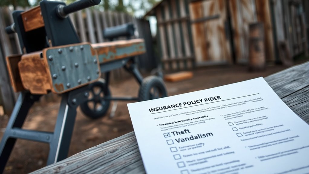insurance for outdoor equipment