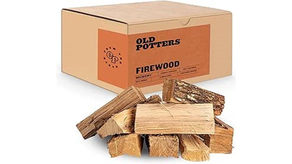 kiln dried hickory logs