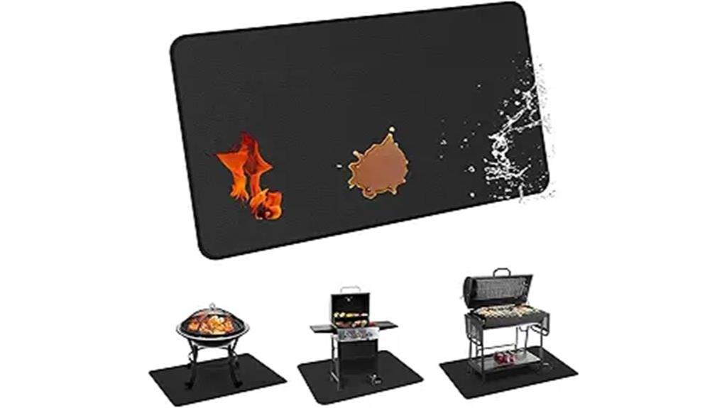 large outdoor grill mats