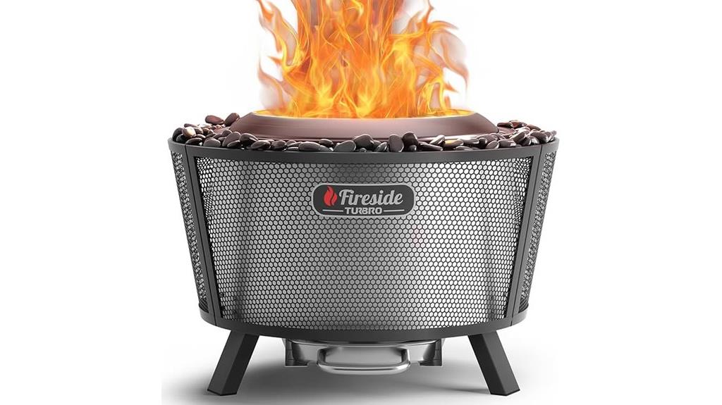 large outdoor smokeless fire pit