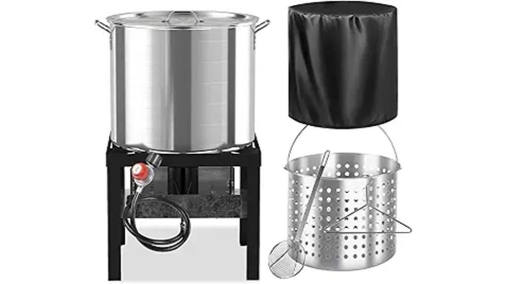 large seafood boil pot