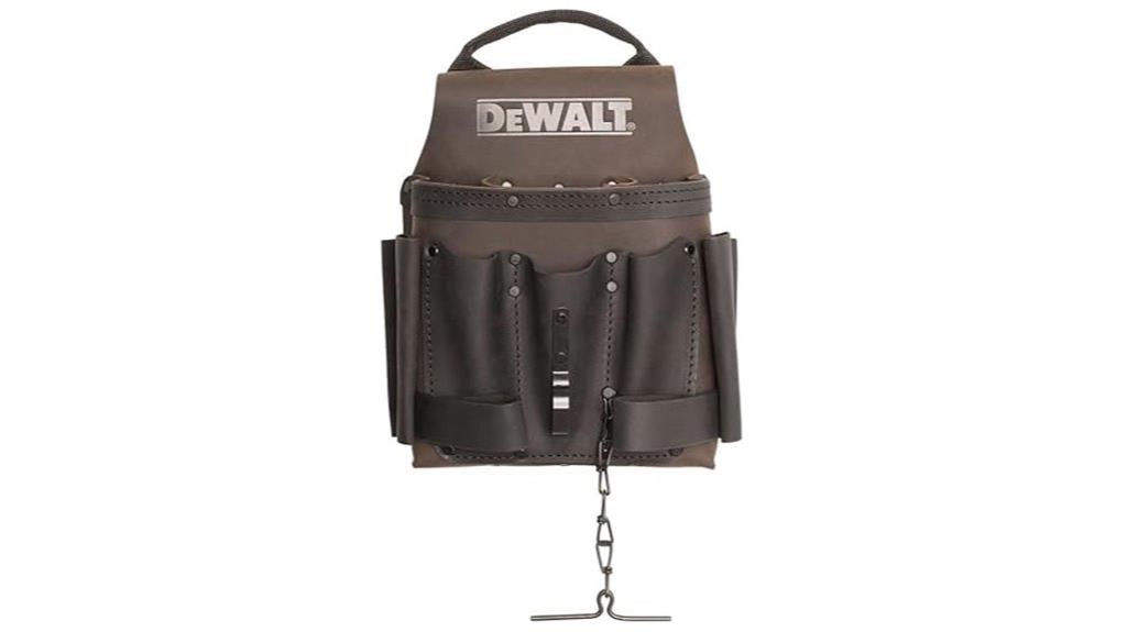 leather electrician tool pouch
