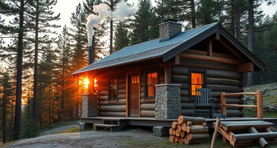 living off grid with wood