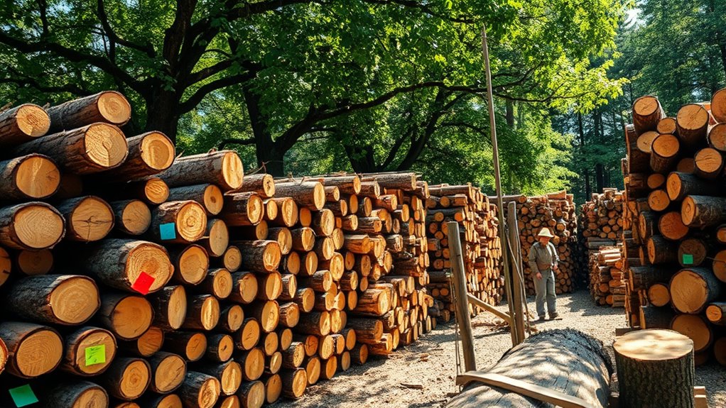 log grades influence timber value