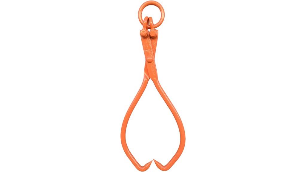 log handling skidding tongs