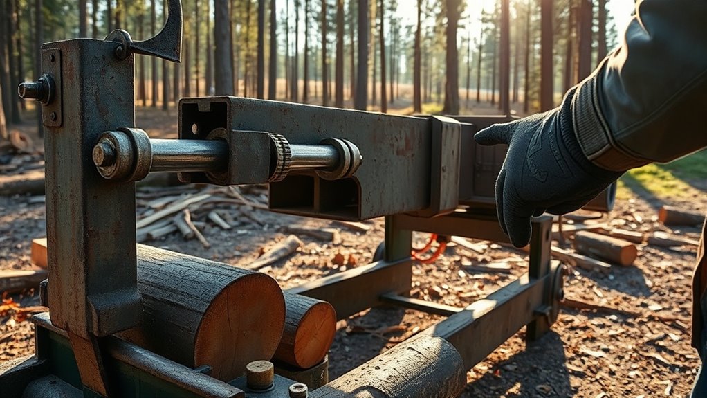 log splitter auto return repair