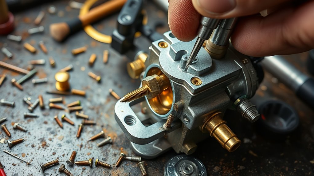 log splitter carburetor rebuild