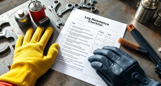 log splitter daily checks