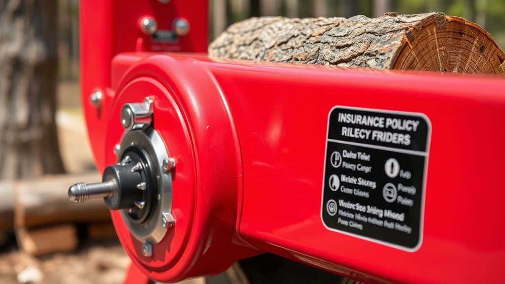 log splitter insurance options