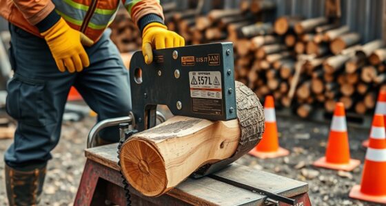 log splitter safety procedures