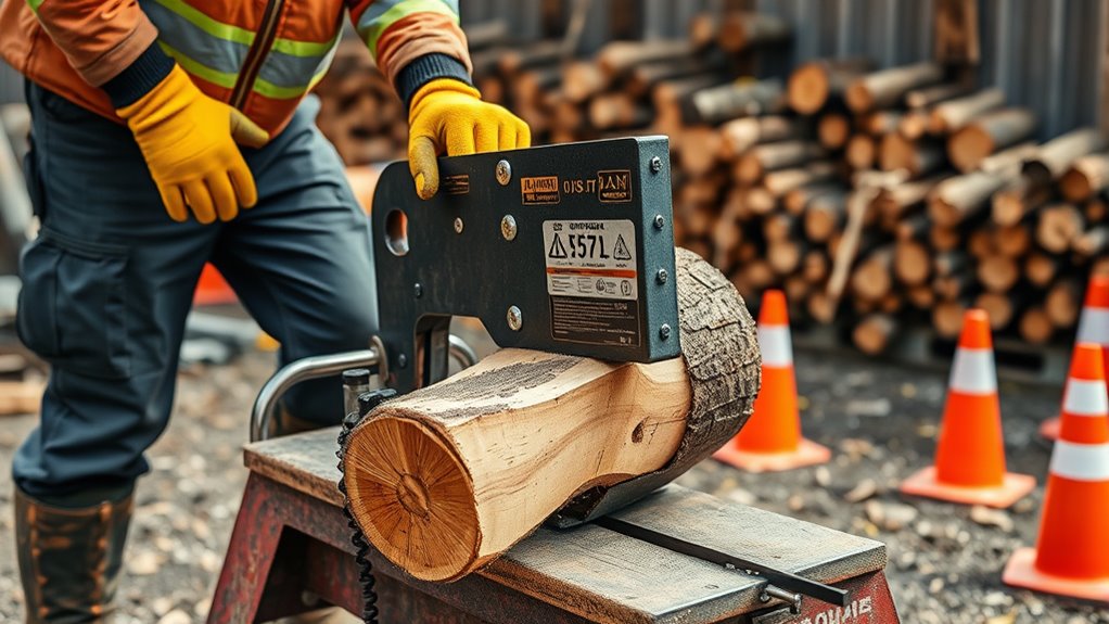 log splitter safety procedures