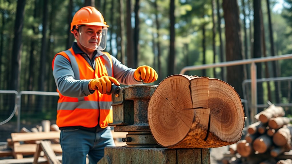 log splitter safety standards