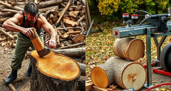 log splitting methods comparison
