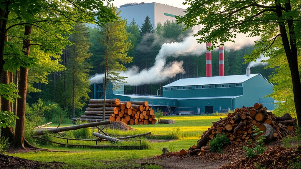 logging residue biomass cogeneration