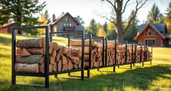 long lasting outdoor wood racks