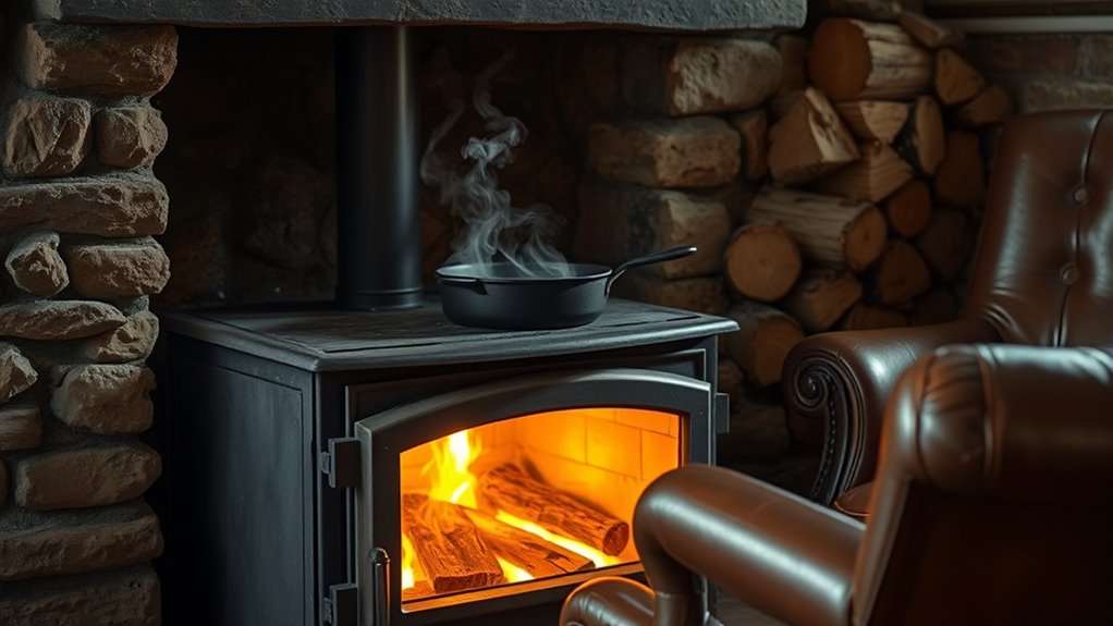 maintain moisture when burning