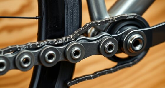 maintain proper chain lubrication
