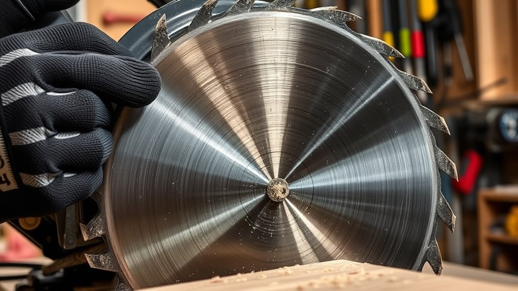 maintain sharp well prepared blades