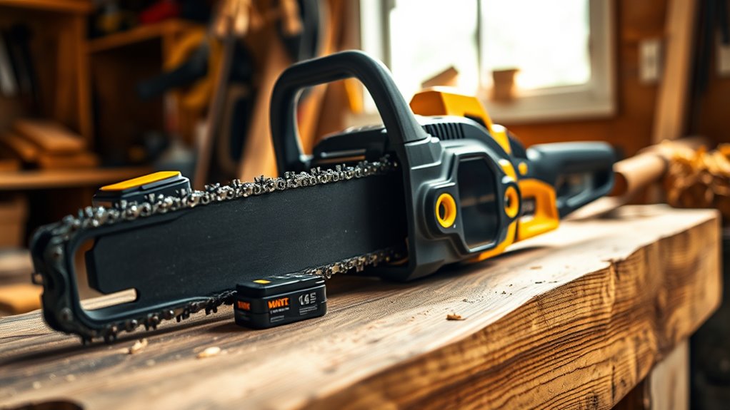 maximize battery chainsaw runtime
