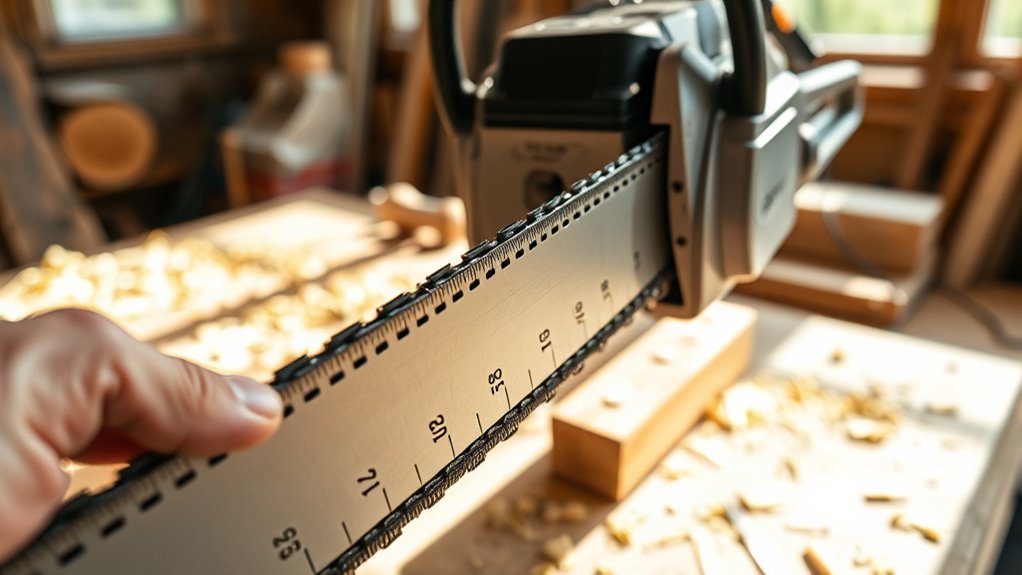 measure saw and task
