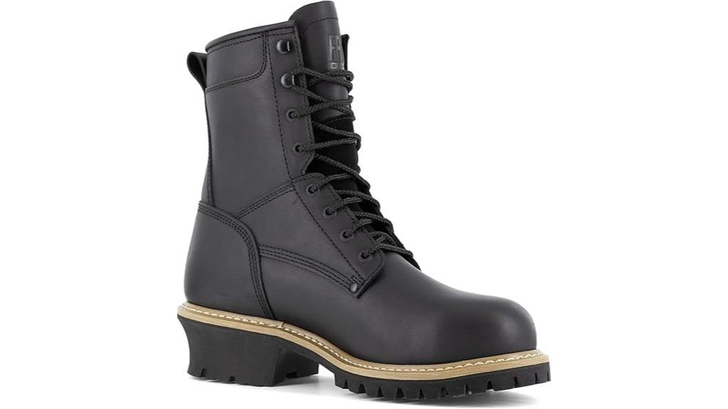 men s safety logger work boots