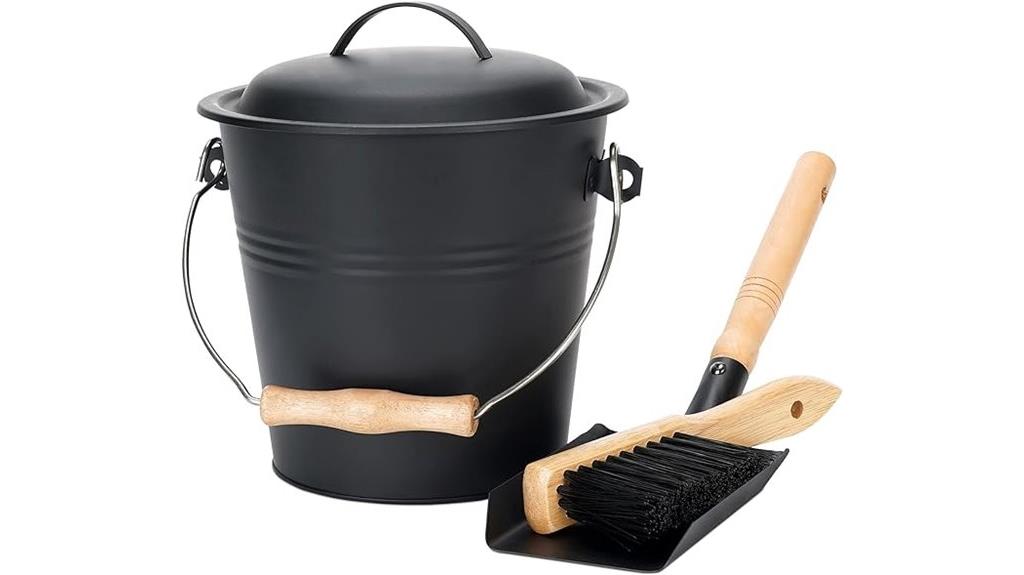 metal ash bucket set