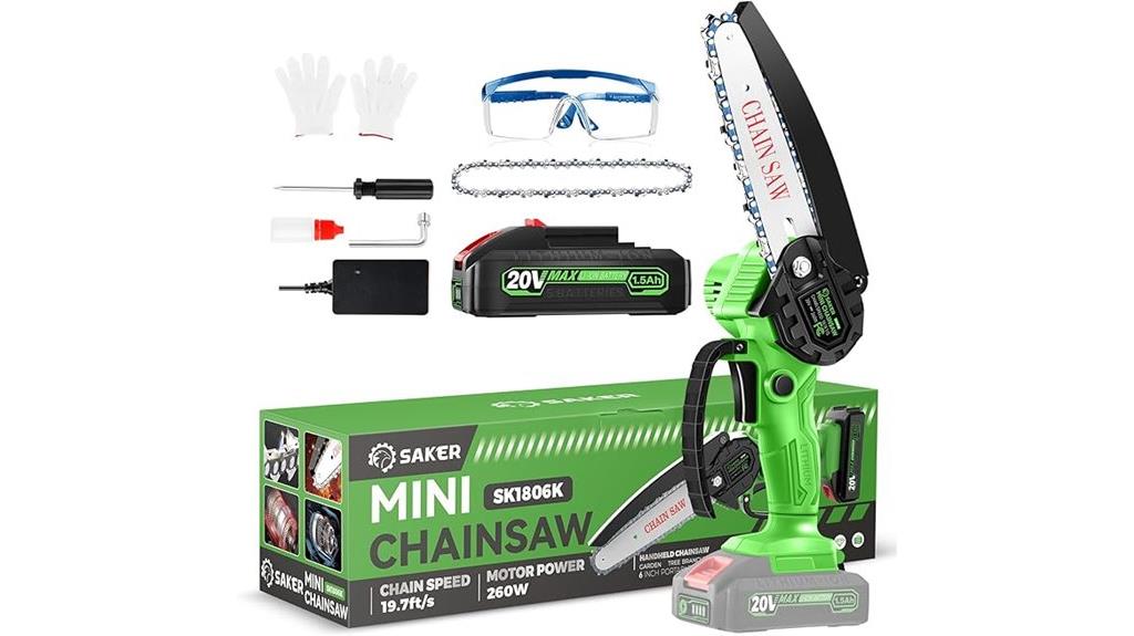 mini cordless chain saw