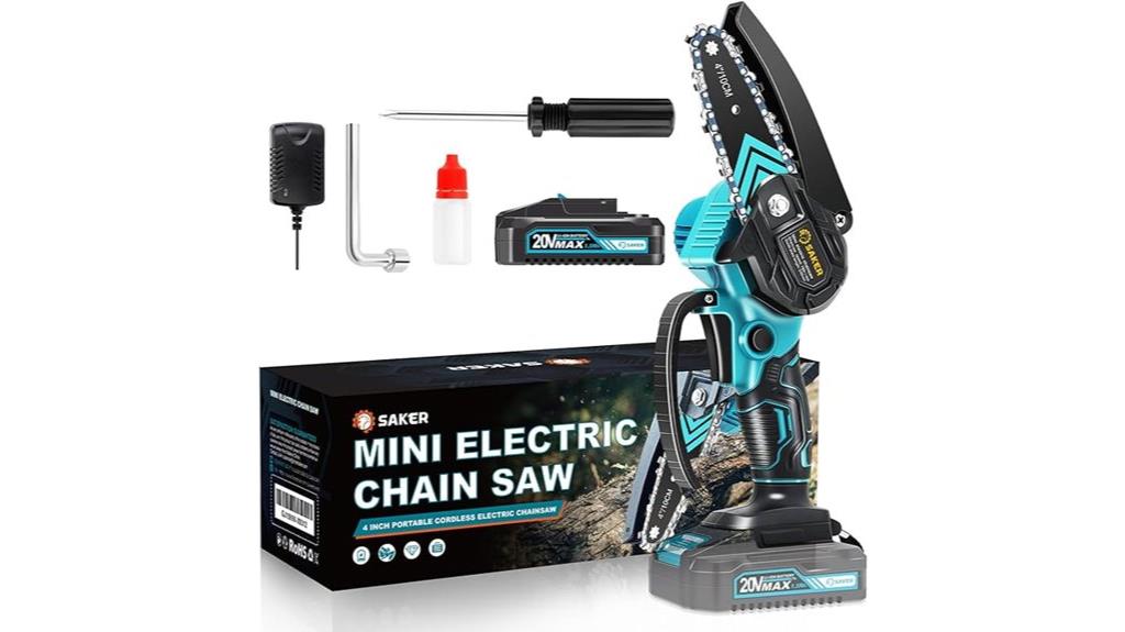 mini cordless chainsaw portable