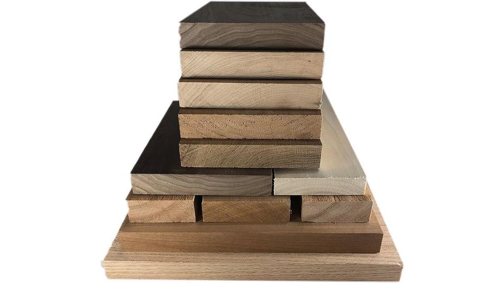 mixed hardwood lumber box