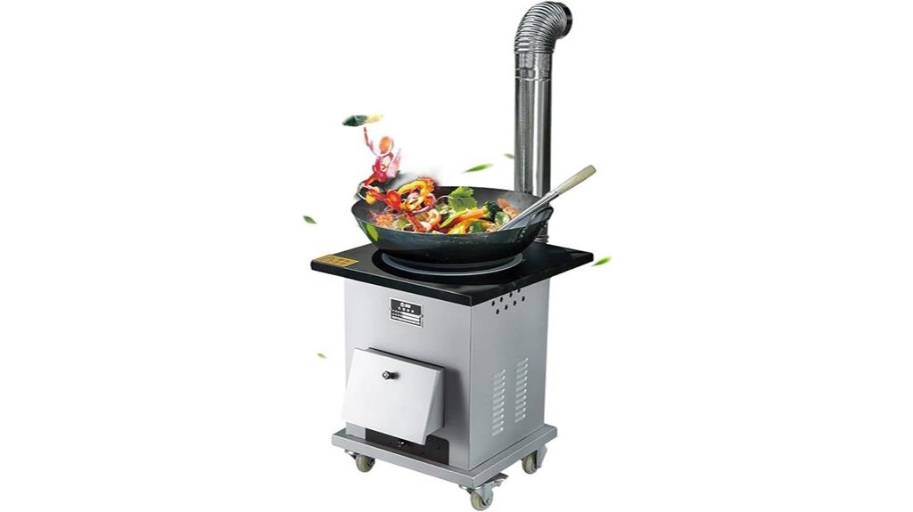 mobile stainless steel stove