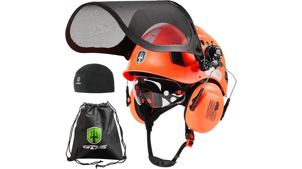 multi functional forestry safety helmet